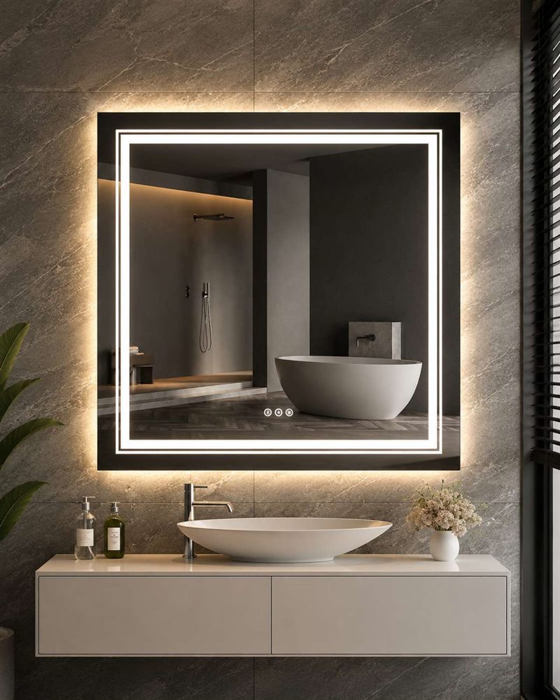 Infinity Loop LED Mirror